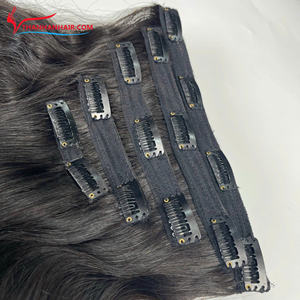Producto Popular, Extensiones de Cabello con Clip, Varios Colores, Cabello Humano 100% Vietnamita, Sin Caída, Sin Enredos - Product Image 1