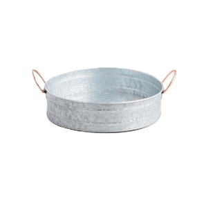 Bandeja de servicio Rectangular de Metal galvanizado superventas para el hogar, boda, mesa, bandeja para servir comida con asa - Product Image 2