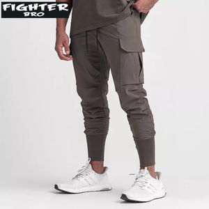 Pantalons pour hommes en tissu polaire de coton, doux, épais, chaud, texture adaptée à l'hiver, à la salle de sport en plein air, à la course à pied et à la mode décontractée - Product Image 3