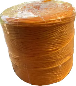 Alta elasticidade embalagem marinha agrícola PP monofilamento 3 strand torcido corda PE Twisted Rope para pesca e logística