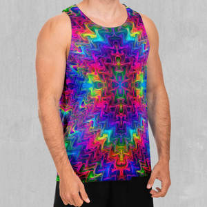 เสื้อกล้ามแห้งเร็วแบบกำหนดเอง พิมพ์ลายแบบ Dye Sublimation ทั้งตัว เสื้อกล้ามผู้ชายสำหรับฤดูร้อน ฟิตเนส ยิม เสื้อกล้ามออกกำลังกายสำหรับผู้ชาย เสื้อกล้ามฟิตเนส - Product Image 4