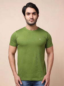 Camiseta de media manga de algodón 100% Premium para hombre, cuello redondo básico, estilo versátil, moda sin esfuerzo, patrón de estampado cómodo para todo el día - Product Image 3