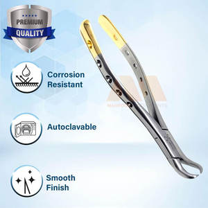 Forceps d'extraction dentaire, modèle américain, instrument chirurgical dentaire, acier inoxydable, forceps d'extraction dentaire modèle américain - Product Image 5