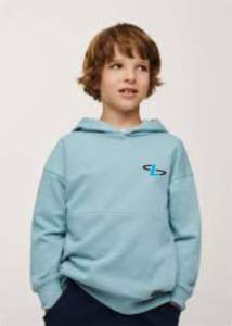 Alta calidad logotipo personalizado etiqueta 500gsm peso pesado pulóver sudaderas 100% algodón hombros caídos de gran tamaño hombres Boxy Hoodie - Product Image 6