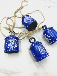 Decoración de Navidad Recuerdos personalizados Cena Campana Ornamento Mango Latón Campana de mano - Product Image 5