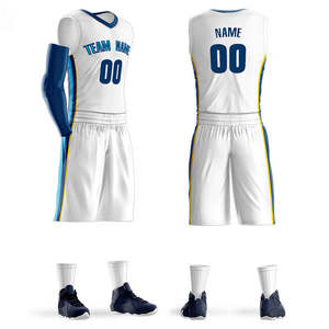 Conjunto de Uniforme de Baloncesto Personalizado para Hombre, Diseño con Logotipo, Camisetas de Baloncesto Sublimadas, Ropa Deportiva de Entrenamiento al por Mayor - Product Image 6