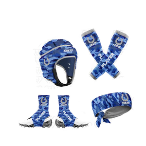 Conjuntos de Uniformes de Fútbol Americano para Equipos Adultos, Resistentes al Agua, Antibacterianos, 100% Poliéster, Sudadera con Capucha y Pantalones Cortos - Product Image 4