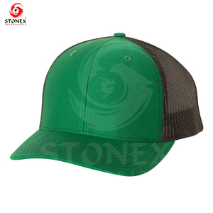 Custom Logo Baseball Cap 100% Cotton Trucker Caps Custom Hats Patch Mesh <b>Back</b> Trucker Hats With Custom Logo - Product Image 5