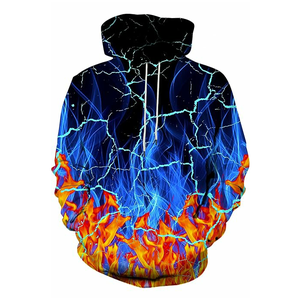 Sudadera con capucha de sublimación completamente personalizada, Jersey transpirable de 100% poliéster para hombre, sudaderas con capucha de sublimación informales - Product Image 6