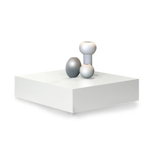 Mesa de Centro Baja Cuadrada Klaar Design Italy K-TV06060-BN 60x60x18cm Blanca - Product Image 2