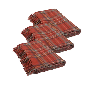 Tamaño personalizado Super King Extra Large Stewart Royal Antique Raschel Picnic Mantas tejidas - Product Image 3