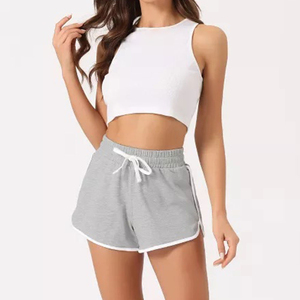 Durable Stuff Pantalones cortos de sudor para mujer Mejor diseño Transpirable y antiarrugas Logotipo personalizado/Color y elegante - Product Image 5