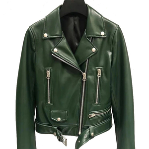 Nouveautés 2026 Vestes d'hiver pour femmes en cuir véritable d'extérieur de haute qualité imperméables Service OEM Teinture unie tricotée - Product Image 1