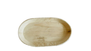 Bandeja para servir ovalada profunda de hoja de palma de areca desechable biodegradable de 22x12 pulgadas de la mejor calidad, plato multiusos ecológico - Product Image 2
