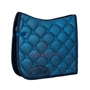 Respirant matelassé Design Durable Doublure douce pour l'entraînement et la compétition Utilisation Tapis de selle OEM Anglais Tapis de selle équestre - Product Image 4