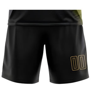 Maillot de football unisexe adulte respirant 100% polyester 180g à séchage rapide, col rond, personnalisable par sublimation avec nom d'équipe, logo personnalisé - Product Image 3