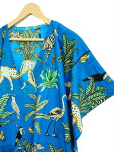 Ropa de playa para mujer, bata de caftán de algodón, bata de playa, bata de dama de honor - Product Image 4