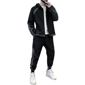 Vente en gros de survêtement de jogging 2 pièces à la mode d'automne pour hommes, costume de sport écologique, vente en gros, nouveau design, survêtements personnalisés - Product Image 1