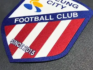 Parche tejido con logotipo personalizado de alta calidad, etiqueta bordada para ropa, tamaño de fábrica, etiqueta tejida para prendas y zapatos - Product Image 3