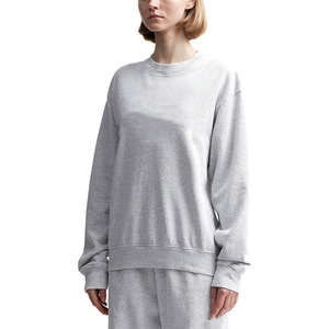 Nouveaux sweats à capuche pour femmes d'hiver, décontractés, sportifs, grande taille, manches longues, couleur unie, imprimé, col rond, 100% coton, en solde - Product Image 6