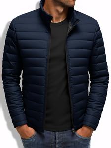 Chaquetas Acolchadas para Hombre, Chaqueta de Invierno Ligera y Empacable, Chaqueta Acolchada para Hombre, Abrigos Cálidos, Chaqueta Impermeable, Cortavientos y Aislante - Product Image 4