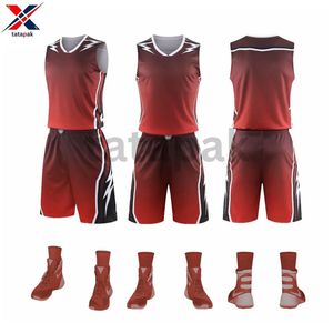 Ensemble de maillots de basket-ball unisexe sur mesure de haute qualité 100% Polyester vêtements de sport Logos d'équipe unis broderie Sublimation pour - Product Image 3