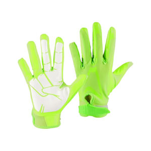 Gants récepteurs de football américain personnalisés de haute qualité pour adultes et jeunes fabriqués à partir de cuir directement du fabricant au Pakistan - Product Image 4