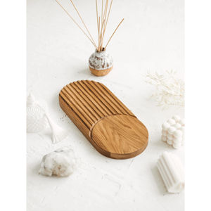 Plateau de table en bois avec design unique Dernière arrivée pour hôtel et maison Plateau de service à texture naturelle de haute qualité au meilleur prix - Product Image 1
