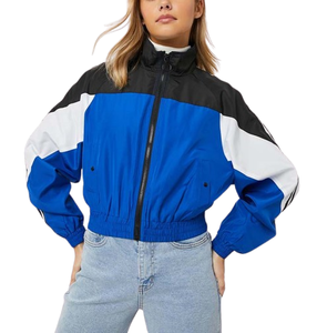 Veste coupe-vent en tissu froissé mince à la mode pour femmes grande taille support personnalisé respirant Fitness vêtements de sport vente en gros d'usine - Product Image 1