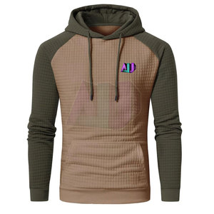 Sweat à capuche décontracté en coton 100% de haute qualité, respirant, manches longues, avec poche, léger, doux, confortable, pour un usage quotidien, style streetwear - Product Image 1