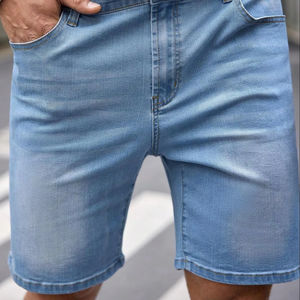 กางเกงขาสั้นผ้ายีนส์สีฟ้าของผู้ชายฮิปฮอปสไตล์โกธิควินเทจสำหรับฤดูร้อนฤดูหนาวฤดูใบไม้ผลิปาร์ตี้สวมใส่อย่างเป็นทางการร้านค้าเทรนด์ล่าสุด - Product Image 1