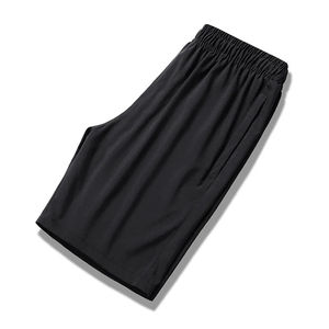 Shorts de sport pour hommes, été, fins, respirants, sensation de fraîcheur, séchage rapide, pantalon cinq-quarts, couleur unie, plage, décontracté, boxer... - Product Image 3