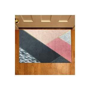 Felpudo antideslizante moderno de 40x60 cm con estampado digital - Product Image 1