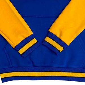 Sudadera con capucha de cuello térmico de estilo universitario, tejido polar de poliéster de algodón de alta calidad, Jersey de invierno bordado lavado - Product Image 5