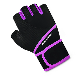 Gants de gymnastique d'haltérophilie avec support de poignet pour hommes et femmes, protection complète de la paume, pour l'haltérophilie, l'entraînement, le fitness - Product Image 4
