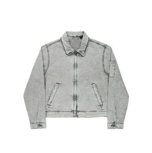 Offre Spéciale 100% coton sergé Denim veste pour hommes personnalisé Logo brodé nouveauté haute rue robuste hiver travailleur - Product Image 1