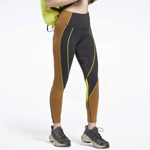 Pantalones de Yoga de patrón sólido de estilo de moda para mujer hechos en Pakistán precio al por mayor mallas de mujer - Product Image 2