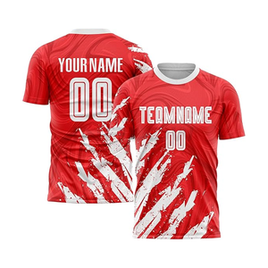 Kit de fútbol americano transpirable 100% tela de poliéster Conjunto de camiseta de fútbol productos de secado rápido ajuste personalizado logotipo estampado Jersey - Product Image 6