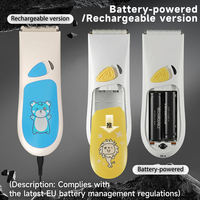 Kit de Recortadora de Pelo y Vello Corporal Recargable por USB 2026, 5W, Segura, con Cuchillas de Cerámica, 7200 RPM, Ajustable, para Barbería, Batería de 500mAh