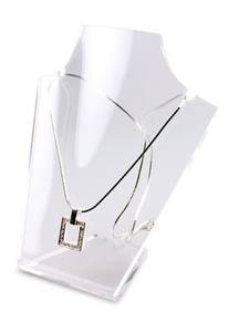 2025 élégant et beau personnalisé blanc et noir acrylique pendentif modèle support bijoux affichage accessoires - Product Image 2