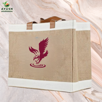 Sacs de courses réutilisables écologiques en jute et coton avec logo et couleurs personnalisés pour les marchés, les centres commerciaux, les produits alimentaires et les outils