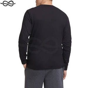 Camiseta atlética de manga larga para hombre y hombre grande, ropa deportiva que absorbe la humedad, Camiseta deportiva para correr en el gimnasio - Product Image 2