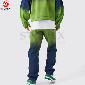 Ropa Oem de talla grande para hombre, recién llegado, chaqueta vaquera a la moda, pantalones, traje de dos piezas, conjuntos de Chaquetas vaqueras personalizadas para hombre - Product Image 4