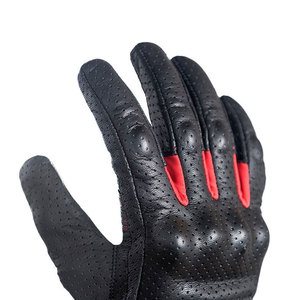 Gants de course en cuir imperméables à doigts entiers unisexes de super qualité fabriqués sur mesure pour les motocyclistes sportifs - Product Image 6