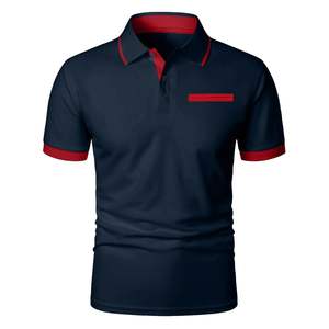 เสื้อโปโลสำหรับผู้ชายลายเรียบลำลอง - Product Image 5