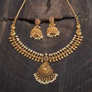 Antique <b>Necklace</b> 181271 Elegant and Timeless for Wedding Occasions - Product Image 4