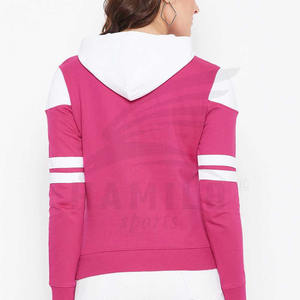 Sudadera con Capucha Personalizada para Mujer, Forrada para Invierno, Estilo Urbano, MOQ Bajo, Estilo Hip Hop, Felpa de Algodón/Poliéster, Logotipo Personalizado Impreso - Product Image 2