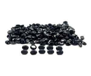 Piedra Preciosa de Ónice Negro Natural, Corte Ovalado Facetado, Pulido, Calidad AAA, de 3x5mm a 10x14mm, Suelta - Product Image 4