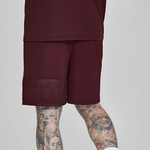 Shorts de jogging 100% coton pour hommes, couleur unie, avec poches latérales, coupe ample, respirant, style hip-hop, confortables - Product Image 4