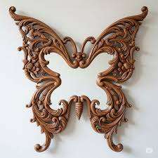 Espejo Multiusos de Lujo Lixora, Moderno, de Madera, con Forma de Mariposa, para Baño, Hotel, Apartamento, Villa o Casa de Campo - Product Image 2